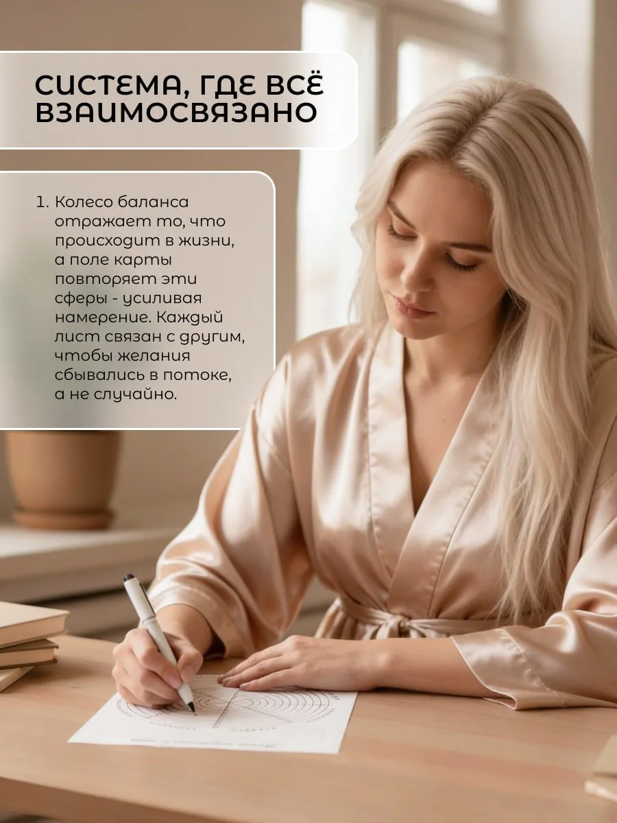Карта желаний 2026-2027 подарочный набор подруге на день рождения, женщине подарок