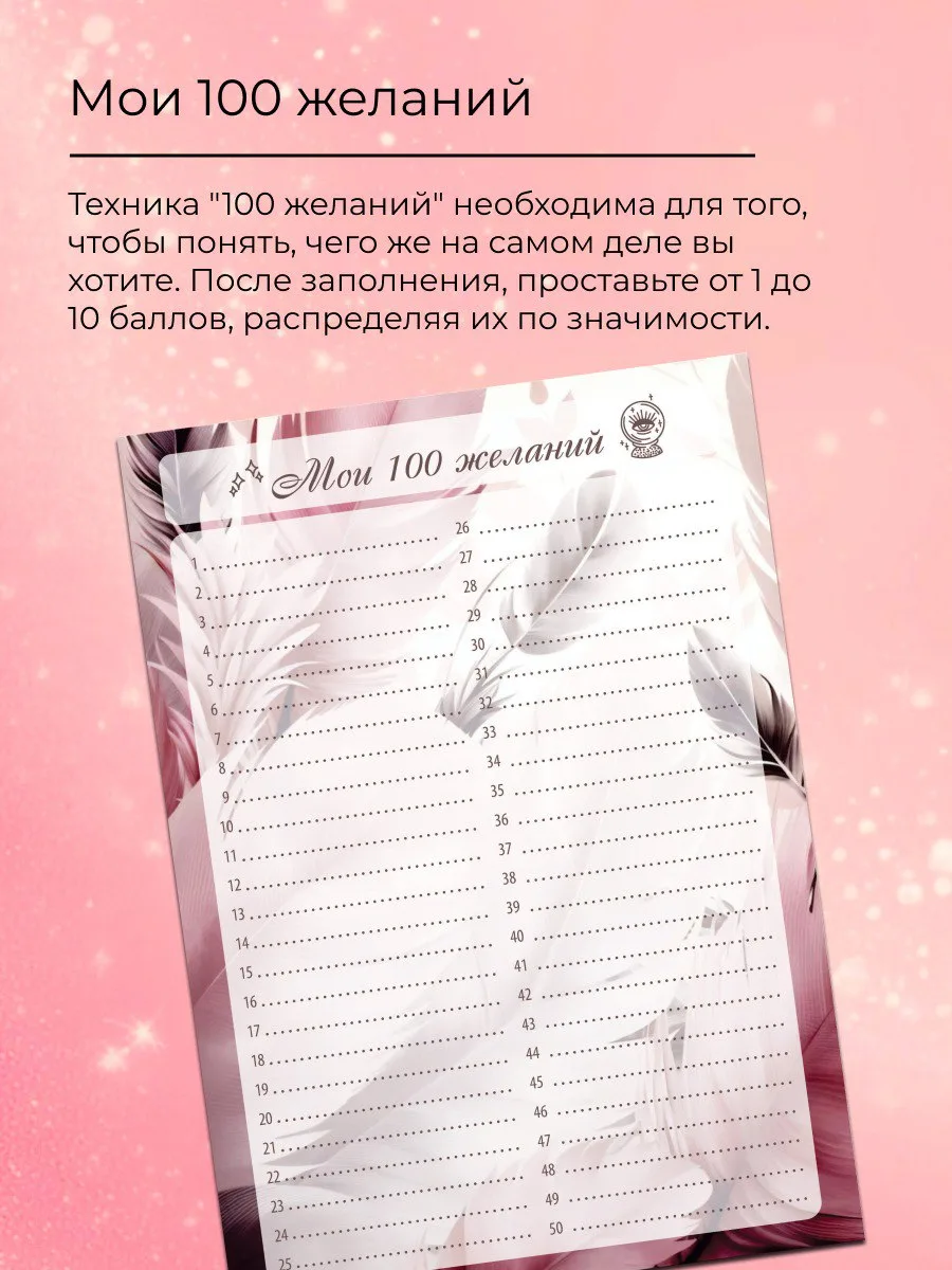 Карта желаний 2026-2027 подарочный набор подруге на день рождения, женщине подарок
